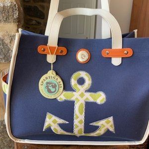 Spartina womens hand bag - Daufuskie Island. Navy, Nautical perfect!